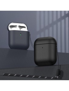 Dux Ducis Plen-fodral för AirPods 2 / AirPods 1 hörlursfodral blå