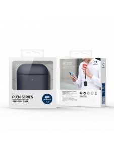 Dux Ducis Plen-fodral för AirPods 2 / AirPods 1 hörlursfodral blå