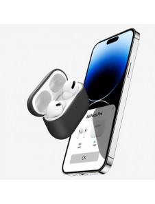 Dux Ducis Plen-fodral för AirPods Pro 2 / AirPods Pro 1 hörlursfodral svart