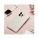 Dux Ducis Roma läderfodral för iPhone 13 Pro elegant skal tillverkat av äkta läder vitt