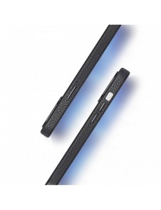 Dux Ducis Roma läderfodral till iPhone 13 Pro elegant svart fodral i äkta läder