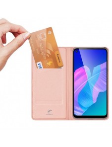 DUX DUCIS Skin Pro Bokhylla typ fodral för Huawei P40 Lite E rosa