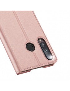 DUX DUCIS Skin Pro Bokhylla typ fodral för Huawei P40 Lite E rosa