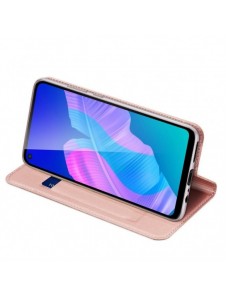 DUX DUCIS Skin Pro Bokhylla typ fodral för Huawei P40 Lite E rosa