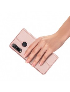 DUX DUCIS Skin Pro Bokhylla typ fodral för Huawei P40 Lite E rosa