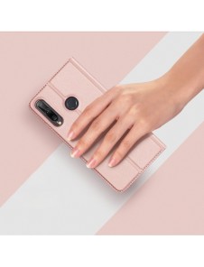 DUX DUCIS Skin Pro Bokhylla typ fodral för Huawei P40 Lite E rosa