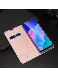 DUX DUCIS Skin Pro Bokhylla typ fodral för Huawei P40 Lite E rosa