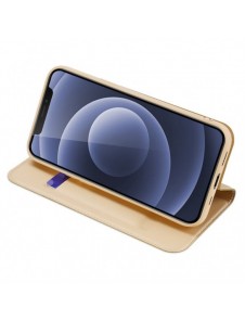 Dux Ducis Skin Pro Bokhylla typ fodral för iPhone 13 golden
