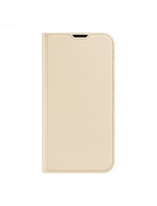 Dux Ducis Skin Pro Bokhylla typ fodral för iPhone 13 golden
