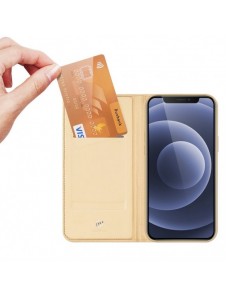 Dux Ducis Skin Pro Bokhylla typ fodral för iPhone 13 mini golden