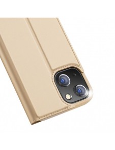 Dux Ducis Skin Pro Bokhylla typ fodral för iPhone 13 mini golden