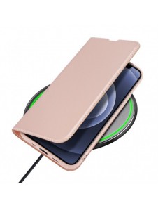 Dux Ducis Skin Pro Bokhylla typ fodral för iPhone 13 mini rosa