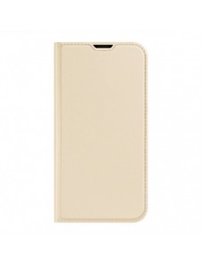 Dux Ducis Skin Pro Bokhylla typ fodral för iPhone 13 Pro golden