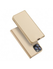 Dux Ducis Skin Pro Bokhylla typ fodral för iPhone 13 Pro Max gyllene