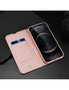 Dux Ducis Skin Pro Bokhylla typ fodral för iPhone 13 Pro Max gyllene