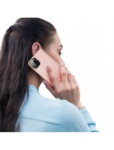 Dux Ducis Skin Pro Bokhylla typ fodral för iPhone 13 Pro Max rosa
