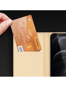 Dux Ducis Skin Pro Bokhylla typ fodral för iPhone 13 Pro Max rosa