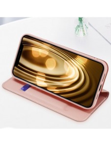 Dux Ducis Skin Pro Bokhylla typ fodral för iPhone 13 Pro Max rosa