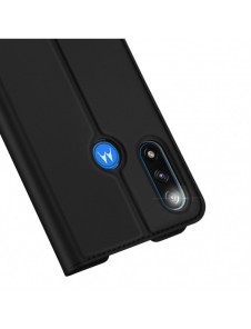 Dux Ducis Skin Pro Bokhylla typ väska för Motorola Moto E7 Power svart