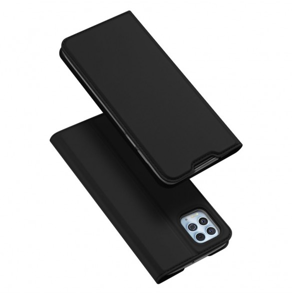 Dux Ducis Skin Pro Bokhylla typ väska för Motorola Moto G100 / Edge S svart