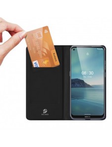 DUX DUCIS Skin Pro Bokhylla typ väska för Nokia 3.4 svart