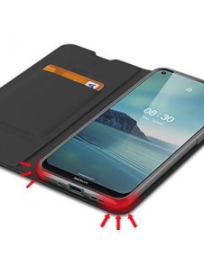 DUX DUCIS Skin Pro Bokhylla typ väska för Nokia 3.4 svart