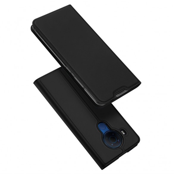 DUX DUCIS Skin Pro Bokhylla typ väska för Nokia 5.4 svart