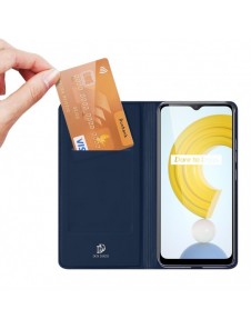 Dux Ducis Skin Pro Bokhylla typ väska för Realme C21 svart