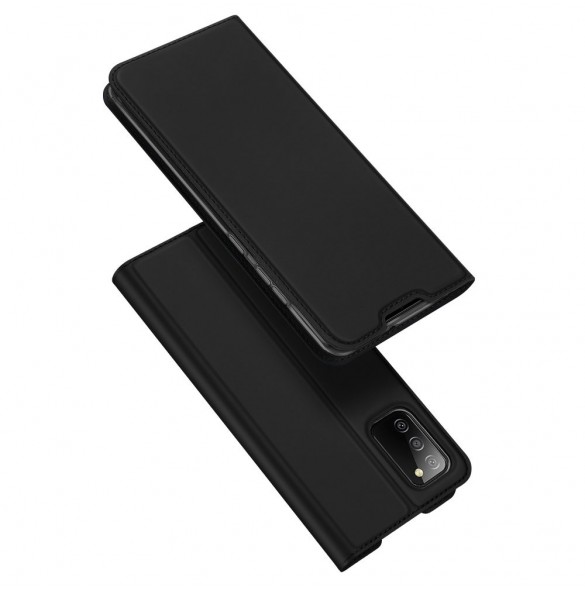 DUX DUCIS Skin Pro Bokhylla typ fodral för Samsung Galaxy A02s EU svart
