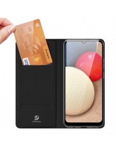 DUX DUCIS Skin Pro Bokhylla typ fodral för Samsung Galaxy A02s EU svart