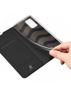 DUX DUCIS Skin Pro Bokhylla typ fodral för Samsung Galaxy A02s EU svart