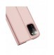 DUX DUCIS Skin Pro Bokhylla typ fodral för Samsung Galaxy A02s EU rosa