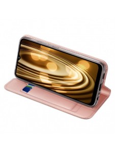 DUX DUCIS Skin Pro Bokhylla typ fodral för Samsung Galaxy A02s EU rosa