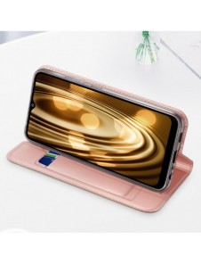 DUX DUCIS Skin Pro Bokhylla typ fodral för Samsung Galaxy A02s EU rosa