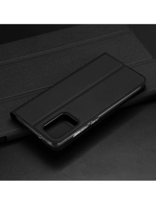 DUX DUCIS Skin Pro Bokhylla typ fodral för Samsung Galaxy A02s EU rosa