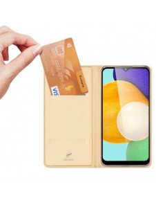 Dux Ducis Skin Pro Bokhylla typ fodral för Samsung Galaxy A03s gyllene
