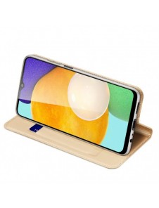 Dux Ducis Skin Pro Bokhylla typ fodral för Samsung Galaxy A03s gyllene