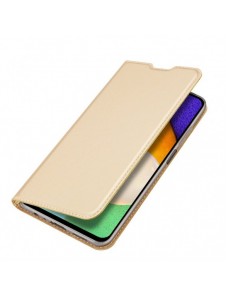 Dux Ducis Skin Pro Bokhylla typ fodral för Samsung Galaxy A03s gyllene