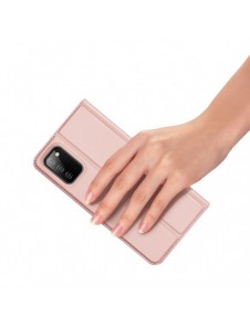 Dux Ducis Skin Pro Bokhylla typ fodral för Samsung Galaxy A03s rosa