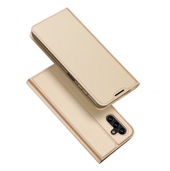 Dux Ducis Skin Pro Bokhylla typ fodral för Samsung Galaxy A13 5G gyllene