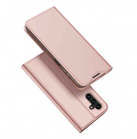 Dux Ducis Skin Pro Bokhylla typ fodral för Samsung Galaxy A13 5G rosa