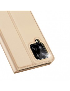 Dux Ducis Skin Pro Bokhylla typ fodral till Samsung Galaxy A22 4G gyllene