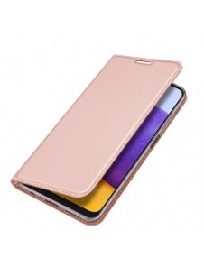 Dux Ducis Skin Pro Bokhylla typ fodral för Samsung Galaxy A22 4G rosa