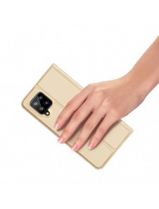 DUX DUCIS Skin Pro Bokhylla typ fodral för Samsung Galaxy A42 5G gyllene