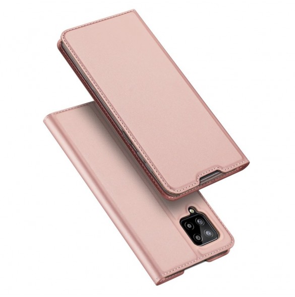 DUX DUCIS Skin Pro Bokhylla typ fodral för Samsung Galaxy A42 5G rosa