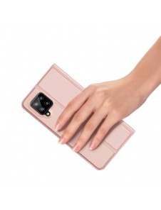 DUX DUCIS Skin Pro Bokhylla typ fodral för Samsung Galaxy A42 5G rosa