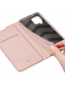 DUX DUCIS Skin Pro Bokhylla typ fodral för Samsung Galaxy A42 5G rosa