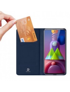DUX DUCIS Skin Pro Bokhylla typ fodral för Samsung Galaxy M51 svart