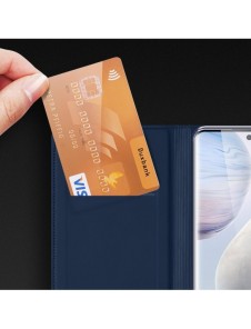Dux Ducis Skin Pro Bokhylla typ väska för Vivo X60 svart