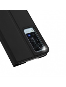 Dux Ducis Skin Pro Bokhylla typ väska för Vivo X60 Pro svart